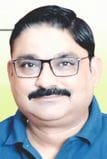 शाहजहांपुर में स्टेशन रोड पर लगा जाम।संवाद