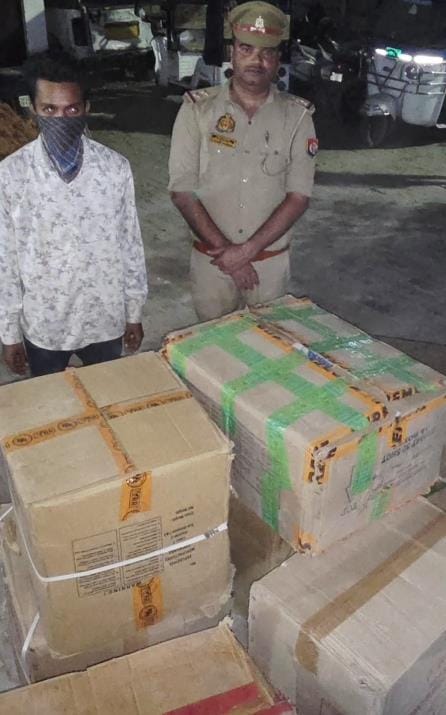 बंथरा पुलिस की गिरफ्त में आरोपी। बंथरा पुलिस की गिरफ्त में आरोपी।