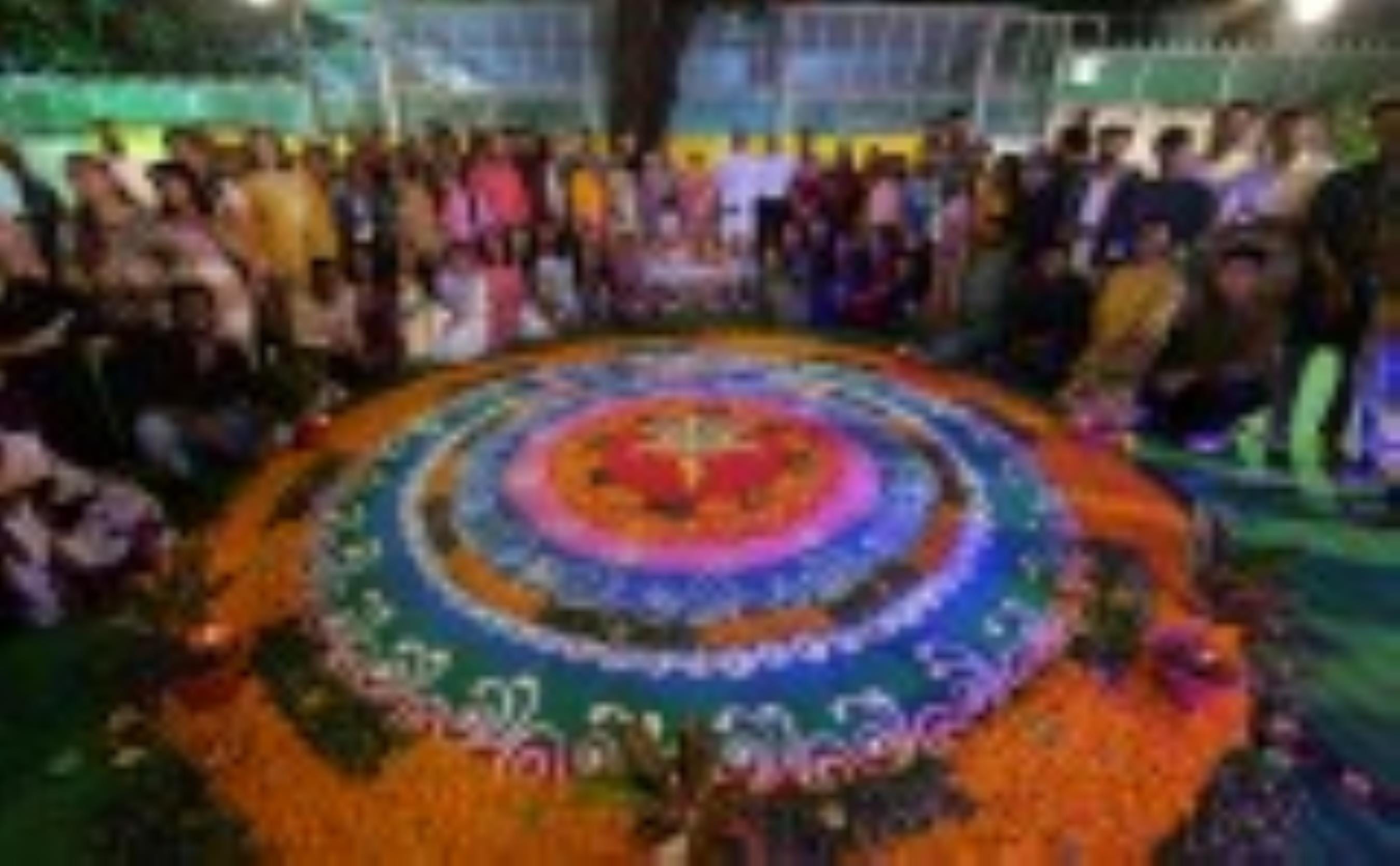 कुलपति निवास लॉन में हुआ भव्य दीपोत्सव