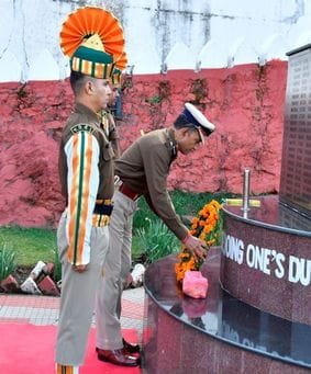सराहन के बौंडा में आईटीबीपी के स्थापना दिवस पर सलामी देते हुए जवान। स्रोत : आईटीबीपी सराहन के बौंडा में आईटीबीपी के स्थापना दिवस पर सलामी देते हुए जवान। स्रोत : आईटीबीपी