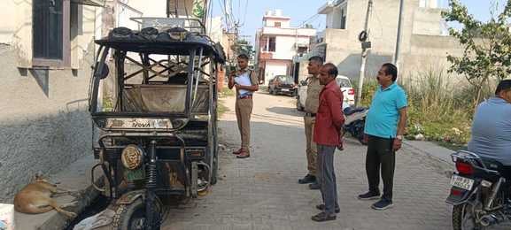 गणेश विहार में युवकों ने लगाई घर के बाहर खड़ी साइकिल को आग: संवाद