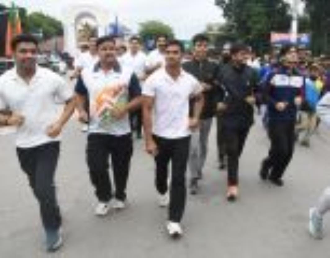 लौहपुरुष सरदार वल्लभभाई पटेल की जयंती और राष्ट्रीय एकता दिवस के अवसर प रएकता दौड़ का आयोजन हुआ।