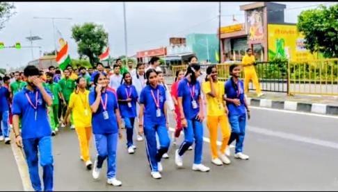 लौहपुरुष सरदार वल्लभभाई पटेल की जयंती और राष्ट्रीय एकता दिवस के अवसर प रएकता दौड़ का आयोजन हुआ।