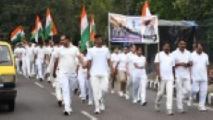 लौहपुरुष सरदार वल्लभभाई पटेल की जयंती और राष्ट्रीय एकता दिवस के अवसर प रएकता दौड़ का आयोजन हुआ।