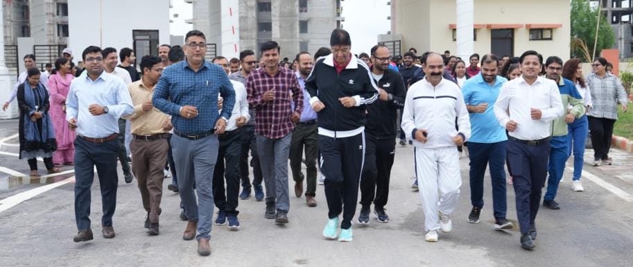 लौहपुरुष सरदार वल्लभभाई पटेल की जयंती और राष्ट्रीय एकता दिवस के अवसर प रएकता दौड़ का आयोजन हुआ।