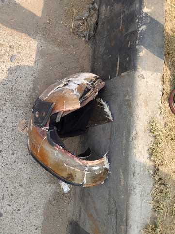 अंबाला-जगाधरी हाईवे पर हुए हादसे के बाद लगी वाहनों की लंबी-लंबी कतारें: संवाद