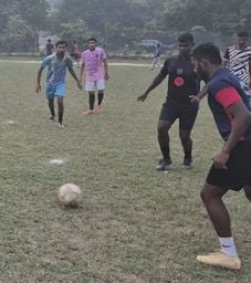कांट में ट्रायल के दौरान उपस्थित खिलाड़ी व अतिथि। स्रोत: आयोजक कांट में ट्रायल के दौरान उपस्थित खिलाड़ी व अतिथि। स्रोत: आयोजक