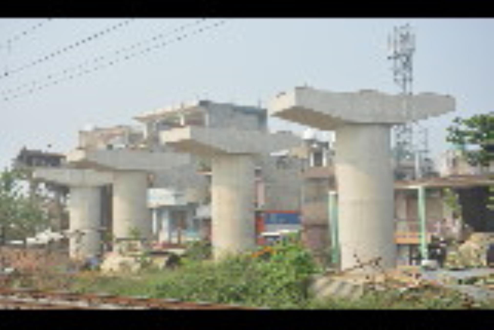 पारा-जलालपुर फ्लाईओवर। पारा-जलालपुर फ्लाईओवर।