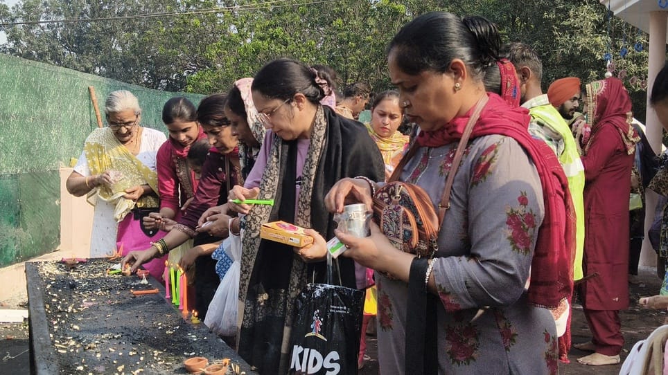 कपालमोचन मेले में पहुंचते श्रद्धालु। संवाद कपालमोचन मेले में पहुंचते श्रद्धालु। संवाद