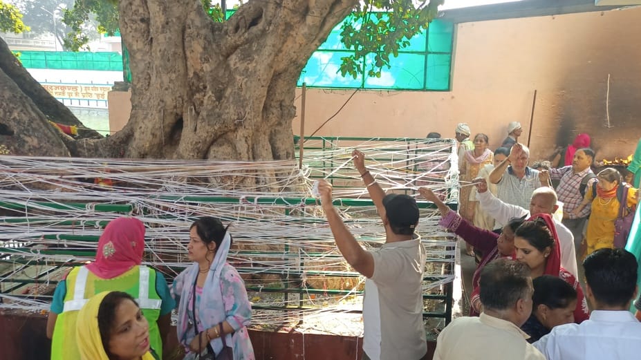 कपालमोचन मेले में पहुंचते श्रद्धालु। संवाद कपालमोचन मेले में पहुंचते श्रद्धालु। संवाद
