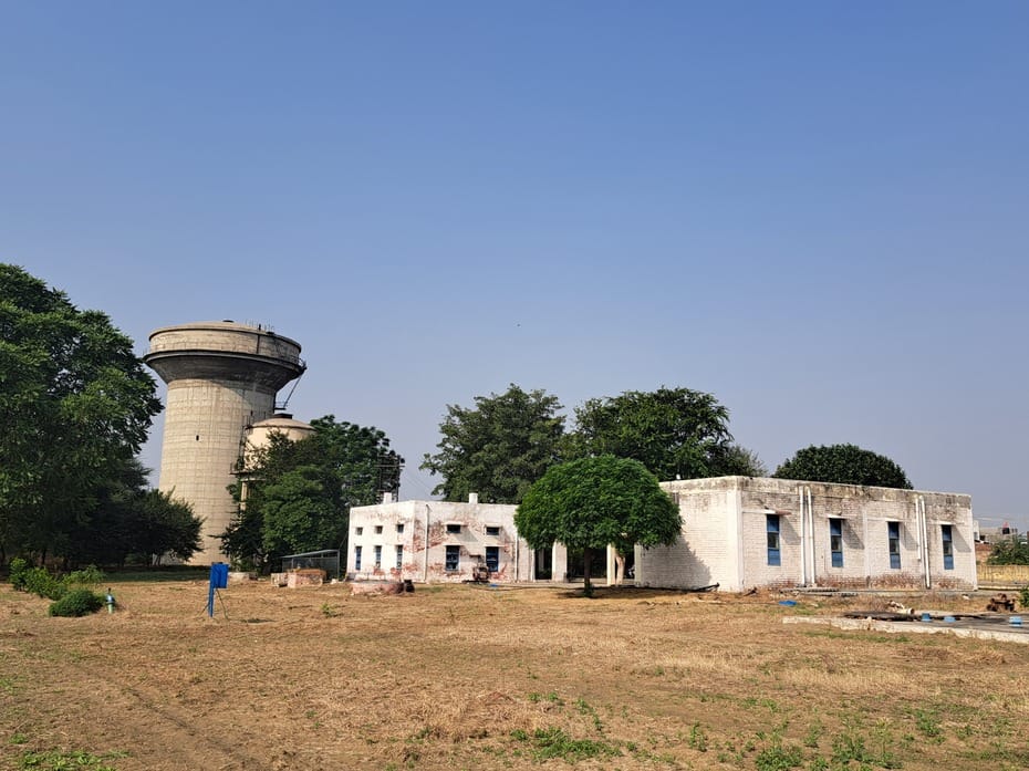 कालांवाली। जलघर कालांवाली में बनी डिग्गियों का दृश्य । संवाद
