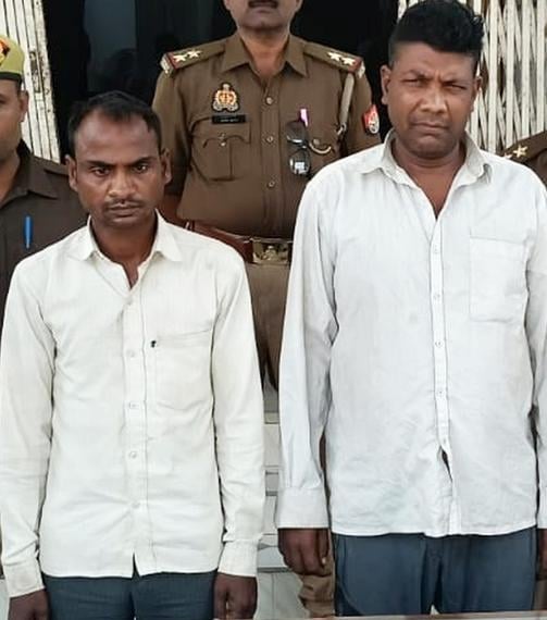 फोटो 26- कोतवाली में पकड़े गए आरोपी। स्रोत पुलिस