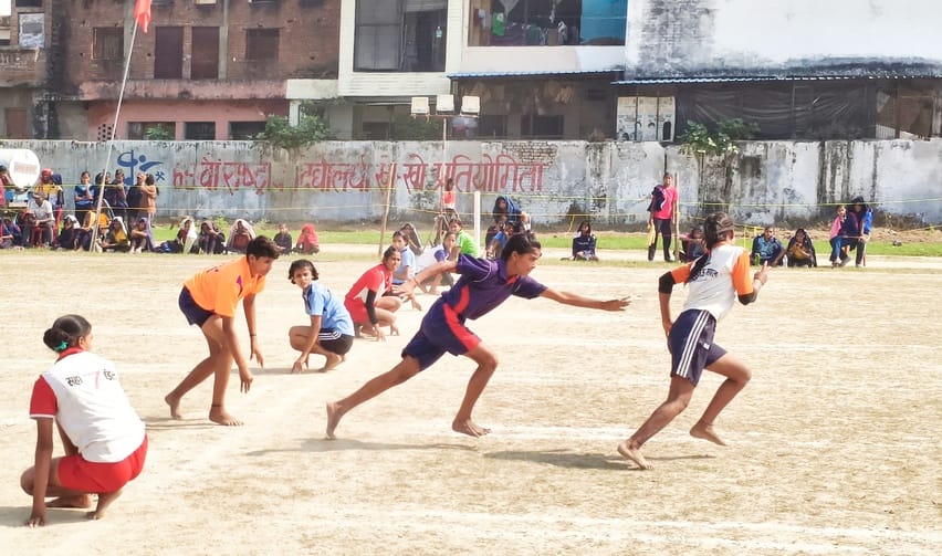 1-डॉक्टर भीम राव आंबेडकर विद्यालय क्रीड़ा संस्थान में आयोजित प्रदेश स्तरीय खो खो प्रतियोगिता मे
