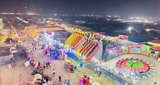 ककोड़ा मेला का विहगम दृश्य। जागरूक पाठक