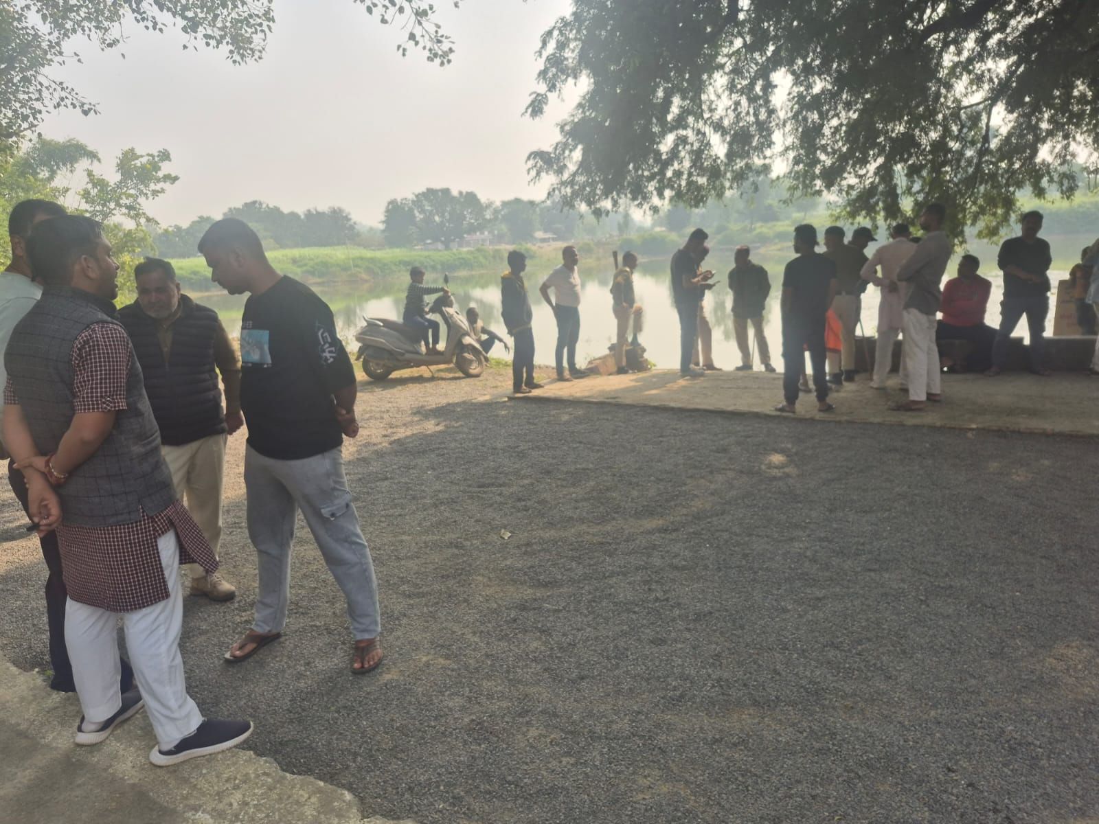 मंदिर की प्रतिमा को किया गए खंडित