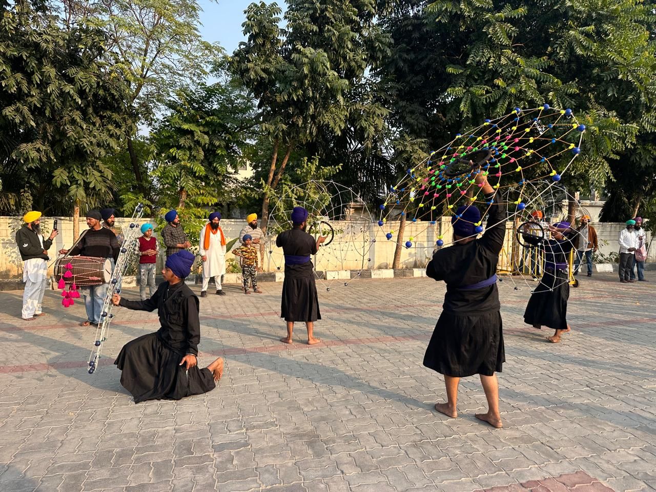 ऐतिहासिक शहीदी यात्रा के अंबाला पहुंचने पर शामलि सिख संगत। विभाग