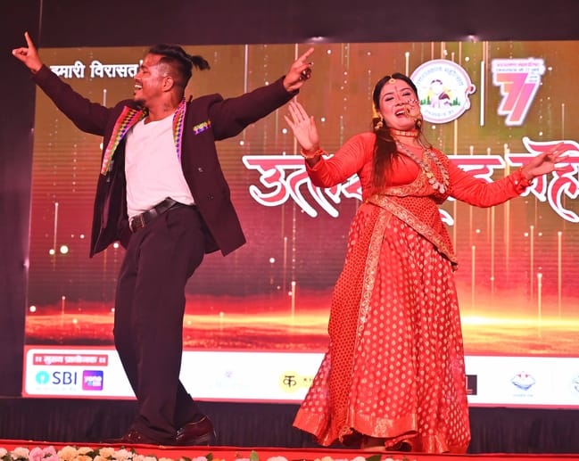 उत्तराखंड महोत्सव में कलाकारों की शानदार प्रस्तुतियों ने दर्शकों को किया मंत्रमुग्ध। -संवाद