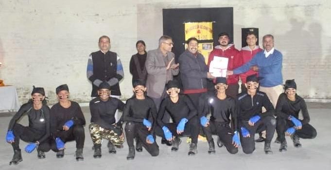 फोटो :05: सोनीपत के राई स्थित मोतीलाल नेहरू खेलकूद विद्यालय में आयोजित इंटर हाउस डांस प्रतियोगि