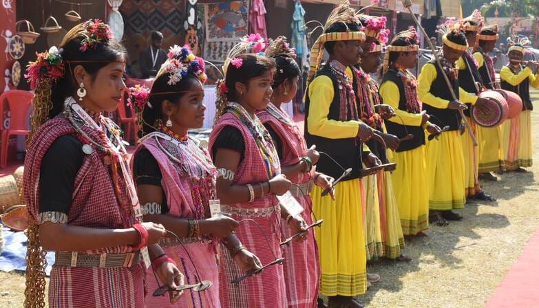 गोमतीनगर स्थित इंदिरा गांधी प्रतिष्ठान में 13 से 18 नवंबर तक चले जनजाति भागीदारी उत्सव का मंगलव गोमतीनगर स्थित इंदिरा गांधी प्रतिष्ठान में 13 से 18 नवंबर तक चले जनजाति भागीदारी उत्सव का मंगलव