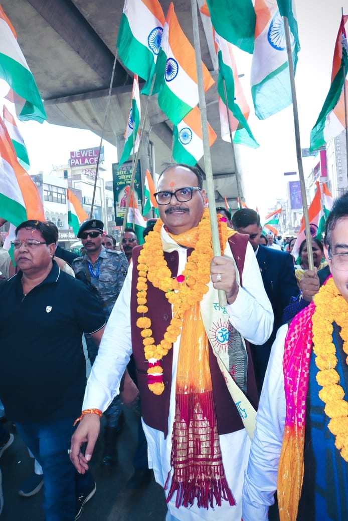पटेल जयंती पर डिप्टी सीएम ने निकाली एकता यात्रा पटेल जयंती पर डिप्टी सीएम ने निकाली एकता यात्रा