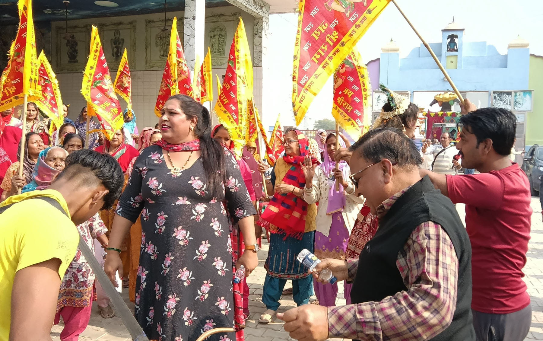 19केएलटी1: पंचमुखी हनुमान जी की निकाली जा रही शोभा यात्रा