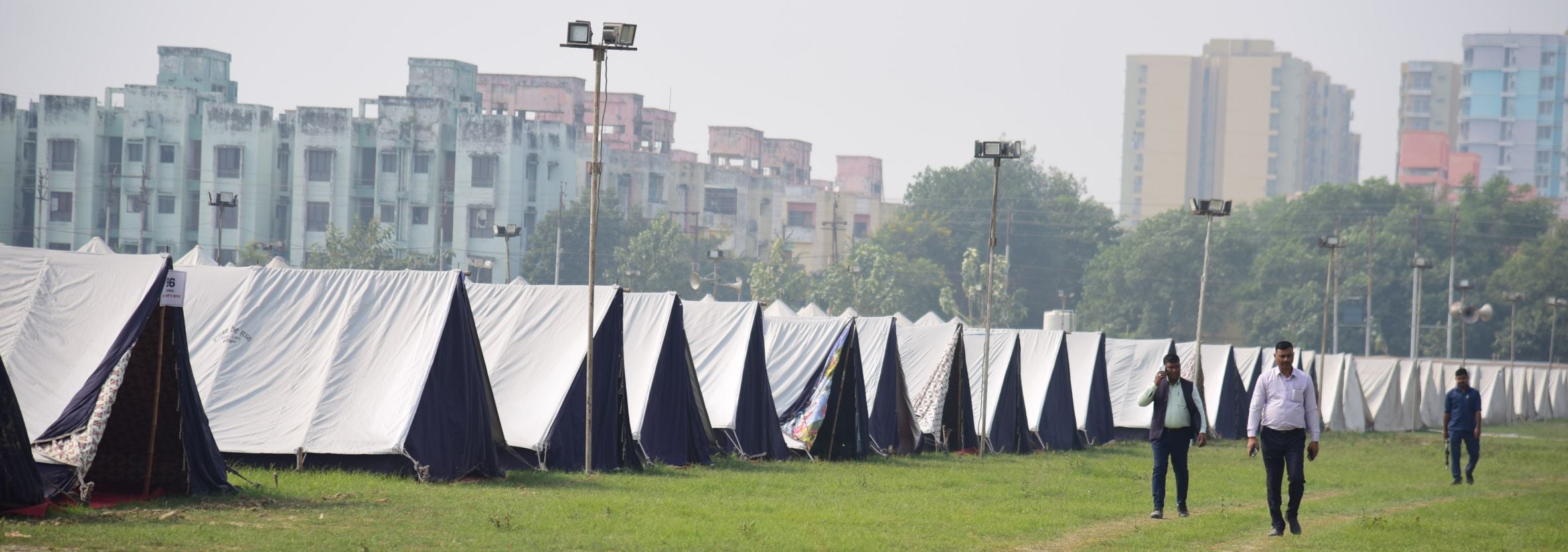  डिफेंस एक्सपो ग्राउंड में 19वें भारत स्काउट एंड गाइड के राष्ट्रीय सम्मेलन (जंबूरी) की तैयारियो