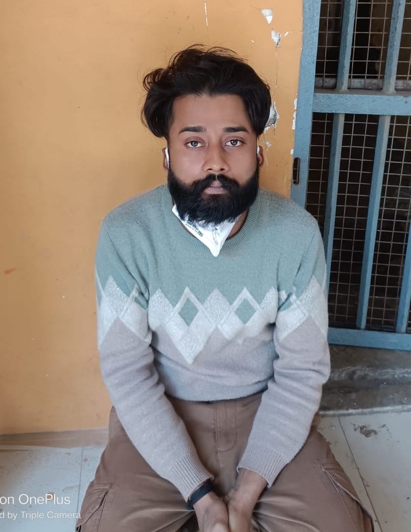 पकड़े गए आरोपी शिवम, सूरज, आकाश और मुदित। पकड़े गए आरोपी शिवम, सूरज, आकाश और मुदित।