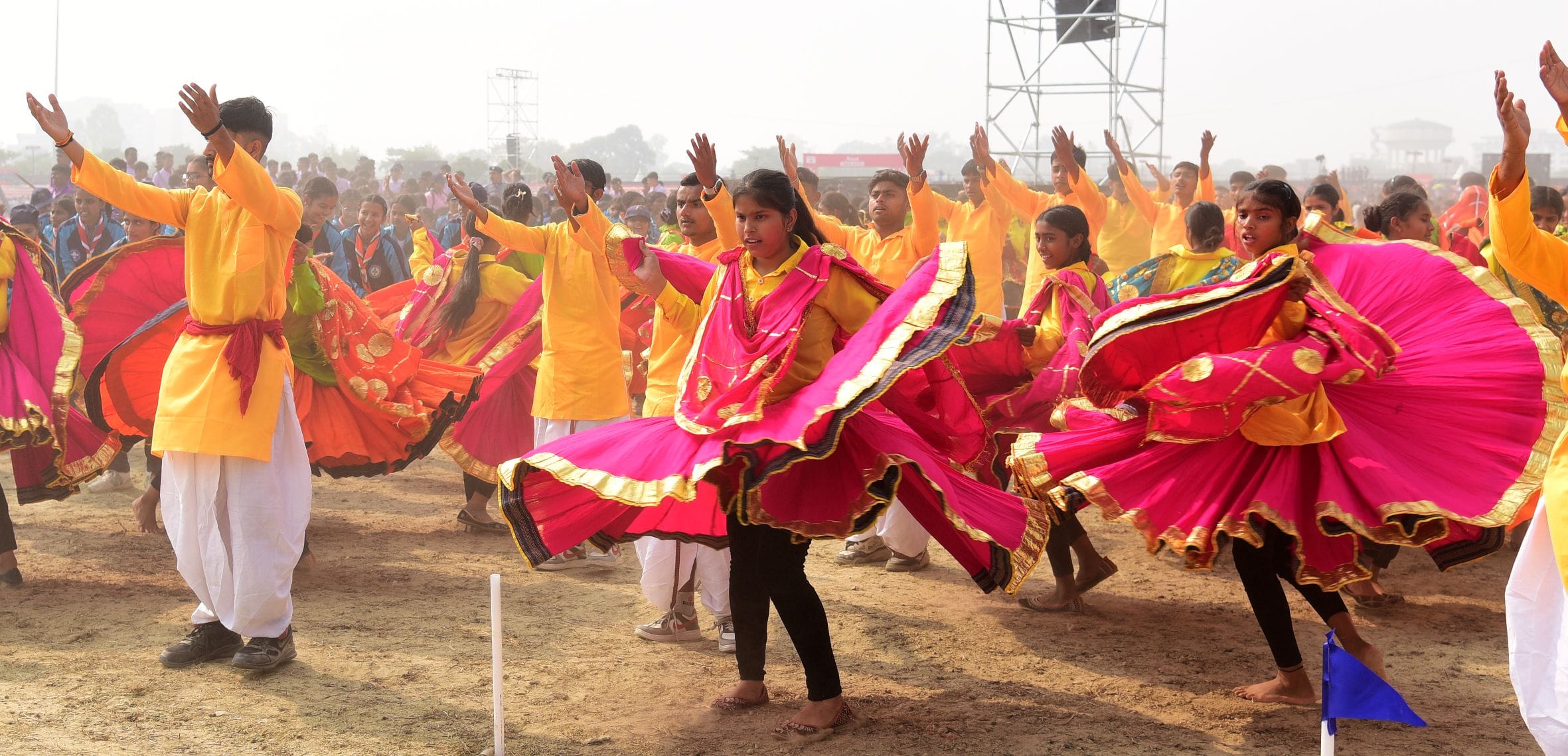 वृंदावन स्थित डिफेंस एक्सपो ग्राउंड में रविवार से शुरू हुए 19वें भारत स्काउट्स एंड गाइड्स के सा वृंदावन स्थित डिफेंस एक्सपो ग्राउंड में रविवार से शुरू हुए 19वें भारत स्काउट्स एंड गाइड्स के सा