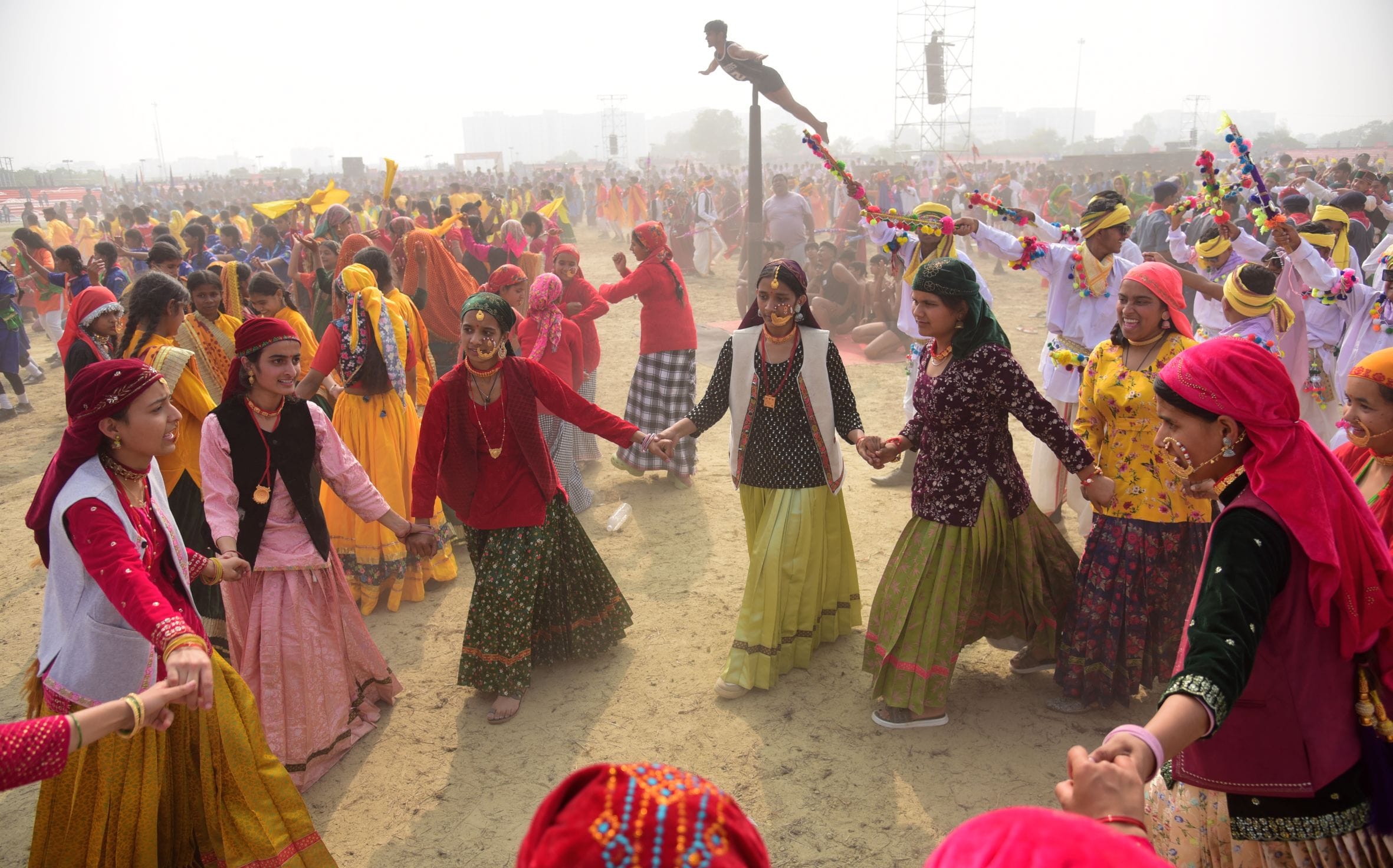 वृंदावन स्थित डिफेंस एक्सपो ग्राउंड में रविवार से शुरू हुए 19वें भारत स्काउट्स एंड गाइड्स के सा वृंदावन स्थित डिफेंस एक्सपो ग्राउंड में रविवार से शुरू हुए 19वें भारत स्काउट्स एंड गाइड्स के सा
