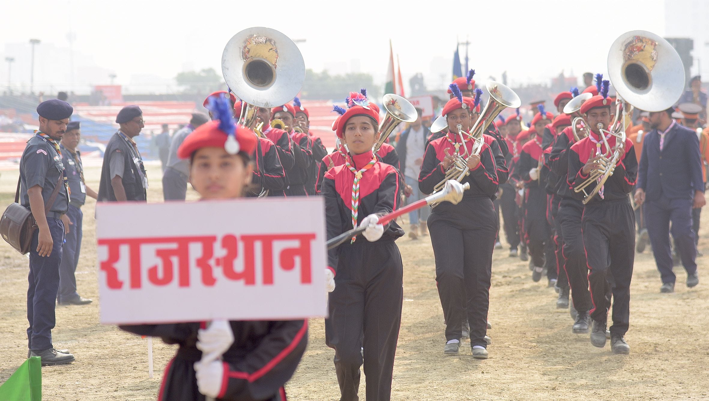 वृंदावन स्थित डिफेंस एक्सपो ग्राउंड में रविवार से शुरू हुए 19वें भारत स्काउट्स एंड गाइड्स के सा वृंदावन स्थित डिफेंस एक्सपो ग्राउंड में रविवार से शुरू हुए 19वें भारत स्काउट्स एंड गाइड्स के सा