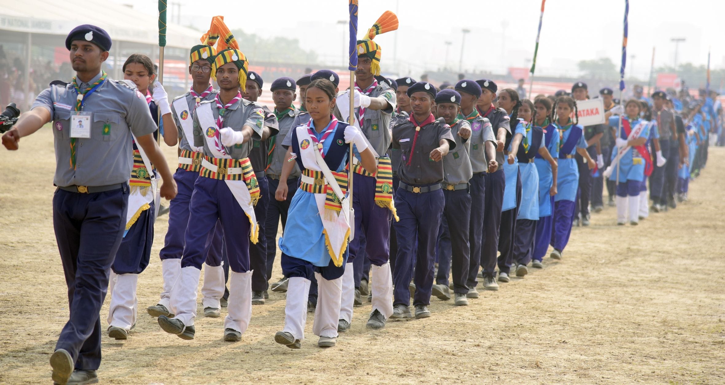 वृंदावन स्थित डिफेंस एक्सपो ग्राउंड में रविवार से शुरू हुए 19वें भारत स्काउट्स एंड गाइड्स के सा वृंदावन स्थित डिफेंस एक्सपो ग्राउंड में रविवार से शुरू हुए 19वें भारत स्काउट्स एंड गाइड्स के सा