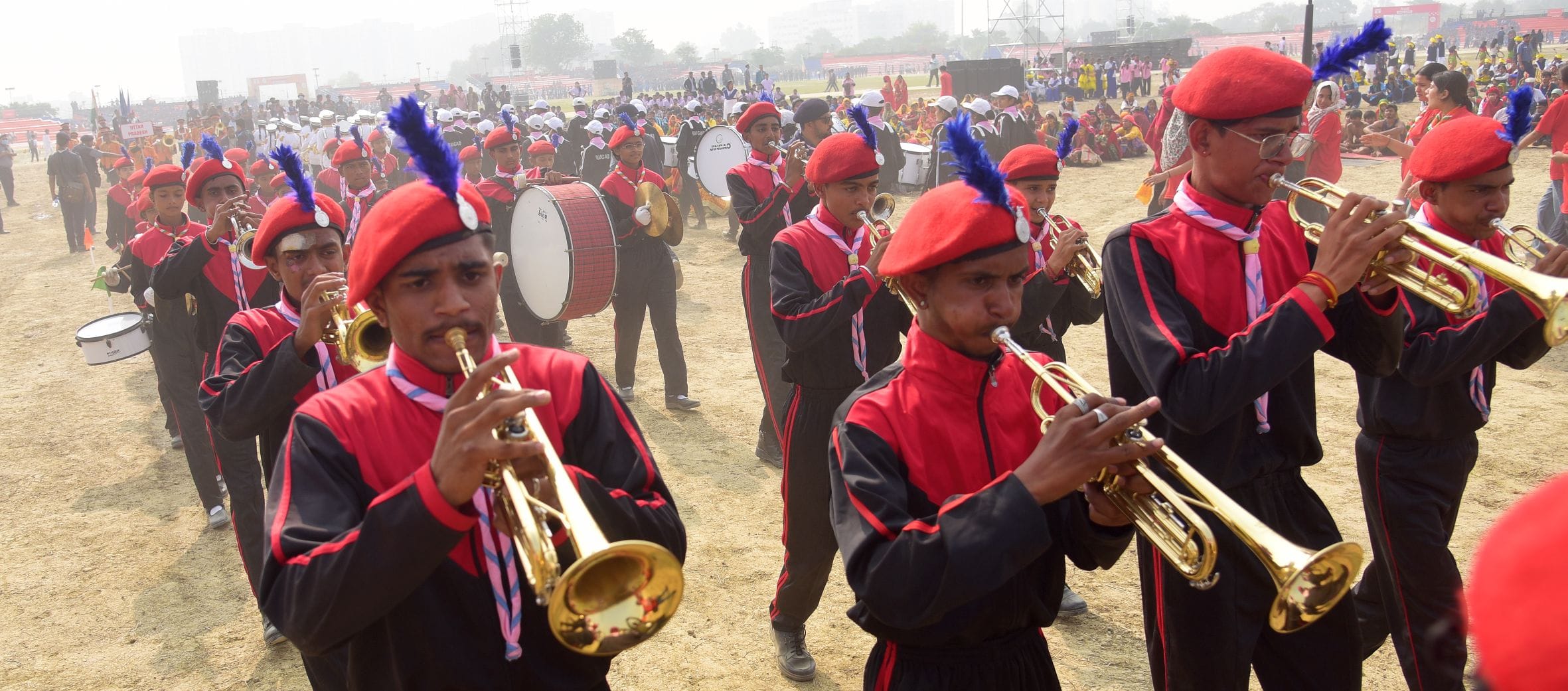 वृंदावन स्थित डिफेंस एक्सपो ग्राउंड में रविवार से शुरू हुए 19वें भारत स्काउट्स एंड गाइड्स के सा वृंदावन स्थित डिफेंस एक्सपो ग्राउंड में रविवार से शुरू हुए 19वें भारत स्काउट्स एंड गाइड्स के सा