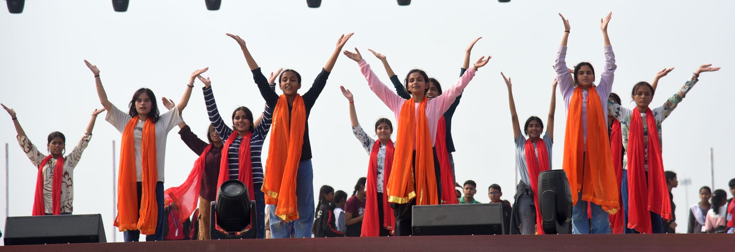 वृंदावन स्थित डिफेंस एक्सपो ग्राउंड में रविवार से शुरू हुए 19वें भारत स्काउट्स एंड गाइड्स के सा वृंदावन स्थित डिफेंस एक्सपो ग्राउंड में रविवार से शुरू हुए 19वें भारत स्काउट्स एंड गाइड्स के सा
