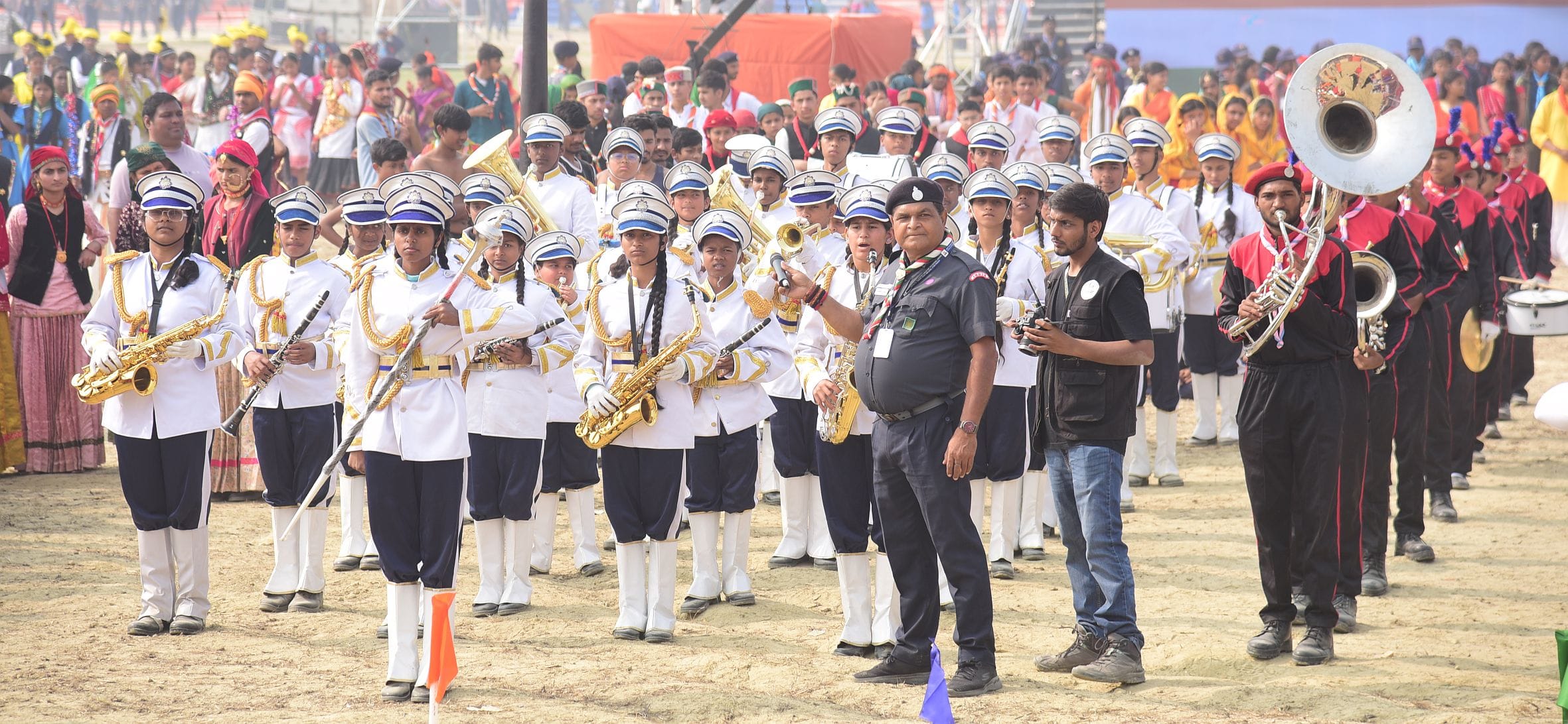 वृंदावन स्थित डिफेंस एक्सपो ग्राउंड में रविवार से शुरू हुए 19वें भारत स्काउट्स एंड गाइड्स के सा वृंदावन स्थित डिफेंस एक्सपो ग्राउंड में रविवार से शुरू हुए 19वें भारत स्काउट्स एंड गाइड्स के सा