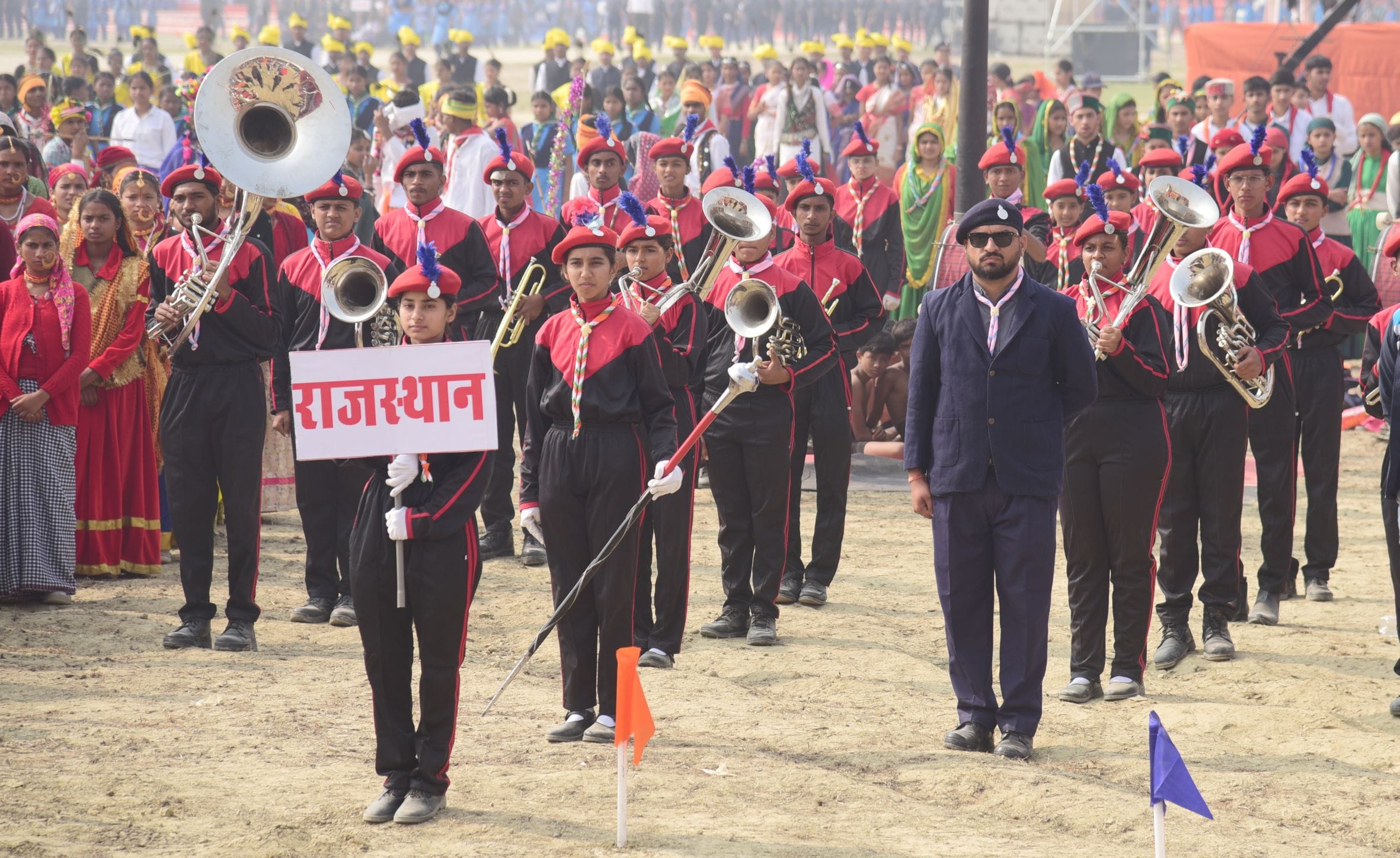 वृंदावन स्थित डिफेंस एक्सपो ग्राउंड में रविवार से शुरू हुए 19वें भारत स्काउट्स एंड गाइड्स के सा वृंदावन स्थित डिफेंस एक्सपो ग्राउंड में रविवार से शुरू हुए 19वें भारत स्काउट्स एंड गाइड्स के सा