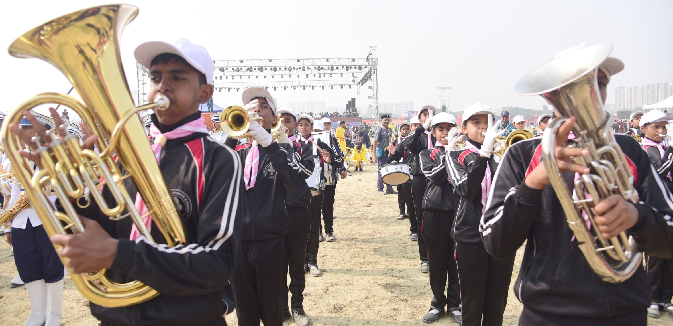 वृंदावन स्थित डिफेंस एक्सपो ग्राउंड में रविवार से शुरू हुए 19वें भारत स्काउट्स एंड गाइड्स के सा वृंदावन स्थित डिफेंस एक्सपो ग्राउंड में रविवार से शुरू हुए 19वें भारत स्काउट्स एंड गाइड्स के सा