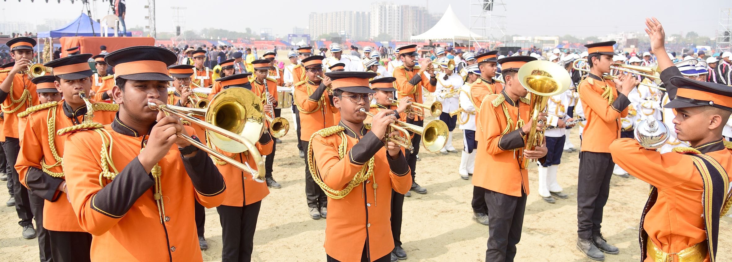 वृंदावन स्थित डिफेंस एक्सपो ग्राउंड में रविवार से शुरू हुए 19वें भारत स्काउट्स एंड गाइड्स के सा वृंदावन स्थित डिफेंस एक्सपो ग्राउंड में रविवार से शुरू हुए 19वें भारत स्काउट्स एंड गाइड्स के सा