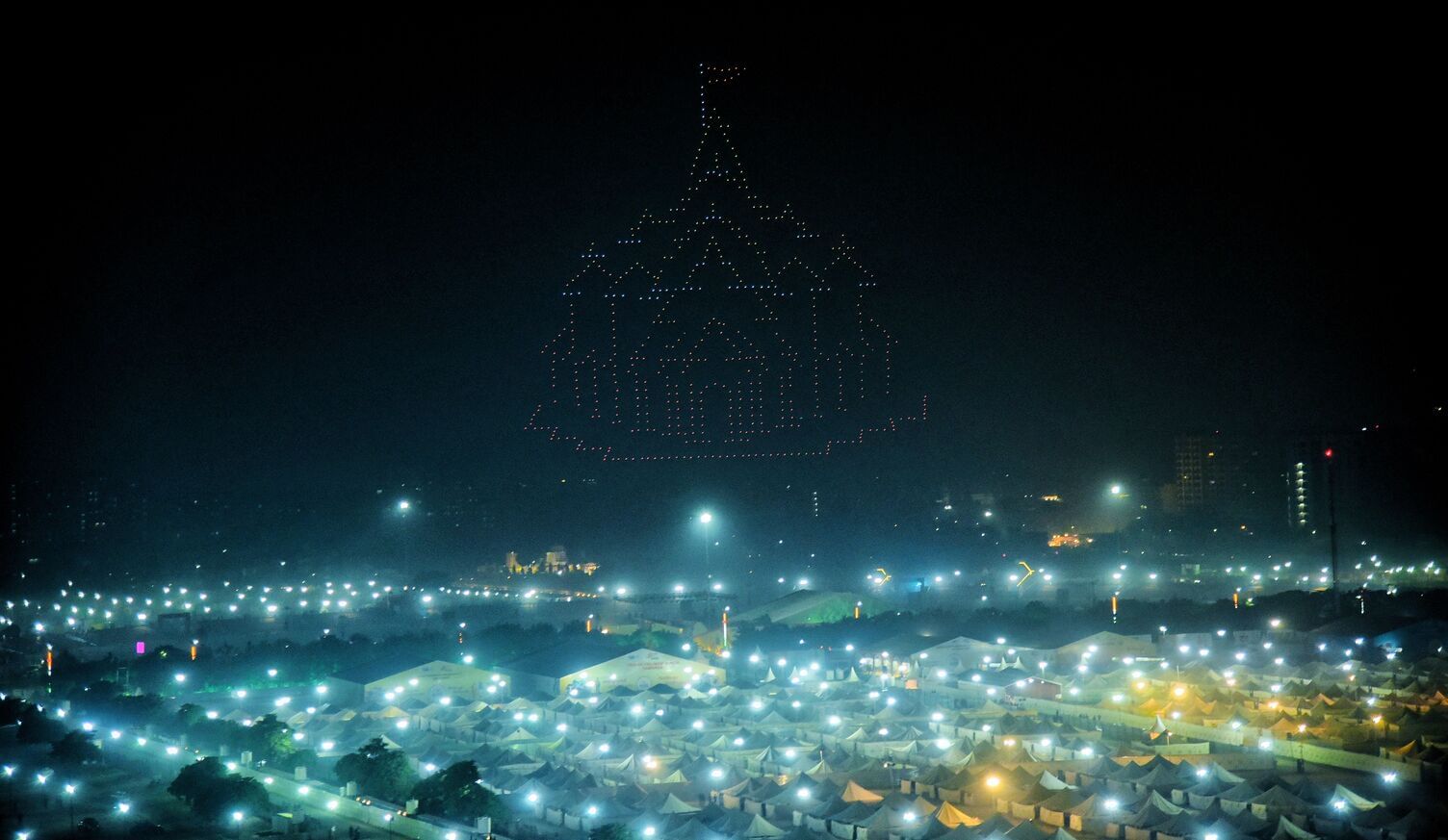 वृंदावन स्थित डिफेंस एक्सपो ग्राउंड में 19वें भारत स्काउट्स एंड गाइड्स के वार्षिक सम्मेलन जंबूर