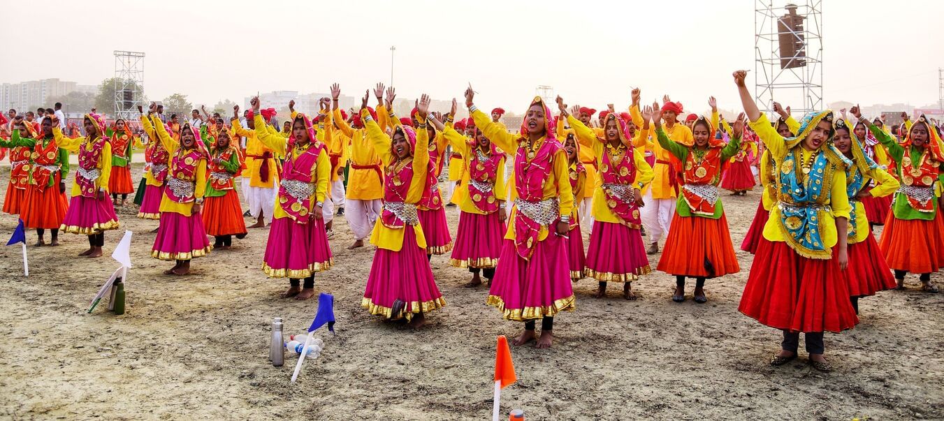 वृंदावन स्थित डिफेंस एक्सपो ग्राउंड में 19वें भारत स्काउट्स एंड गाइड्स के वार्षिक सम्मेलन जंबूर