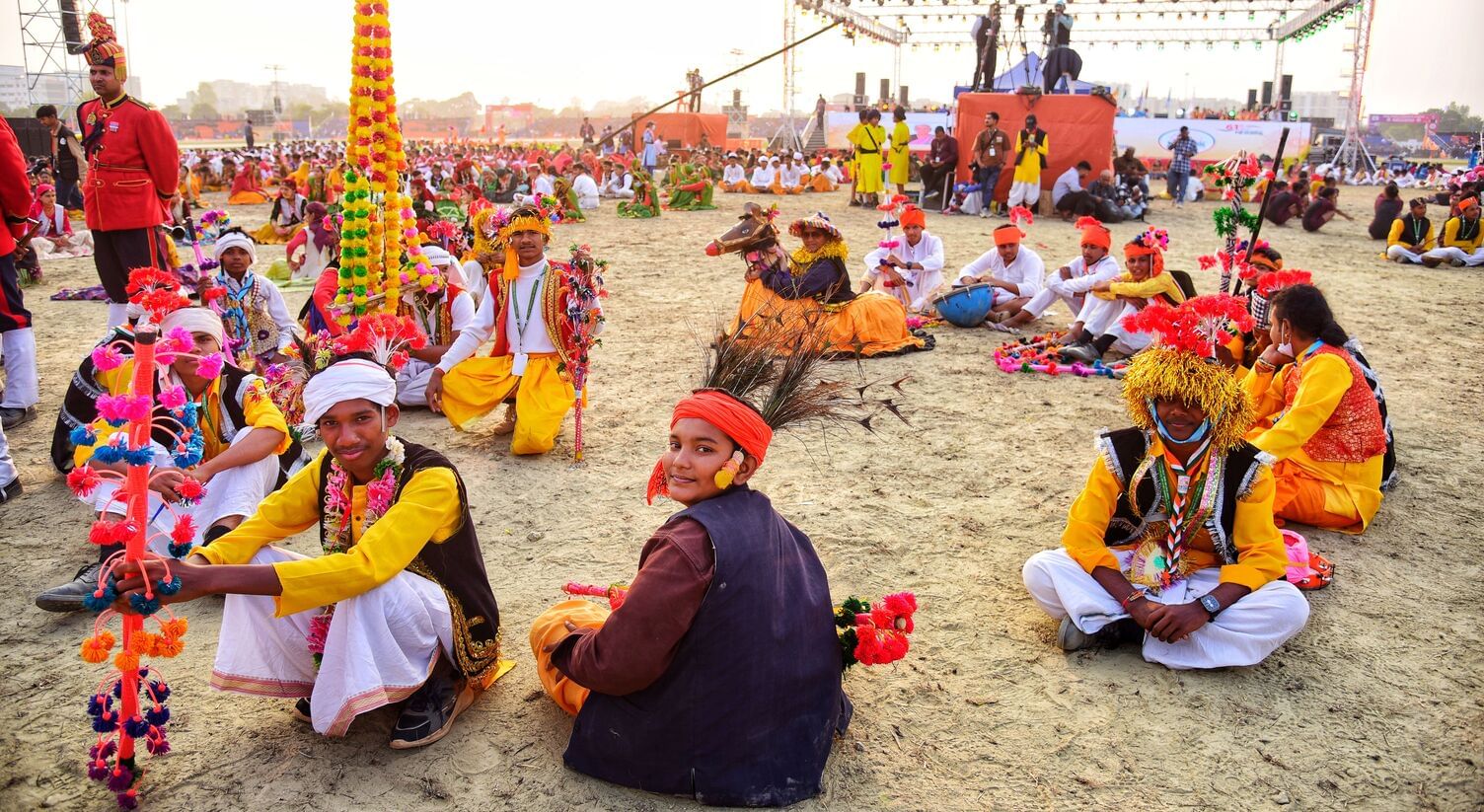 वृंदावन स्थित डिफेंस एक्सपो ग्राउंड में 19वें भारत स्काउट्स एंड गाइड्स के वार्षिक सम्मेलन जंबूर