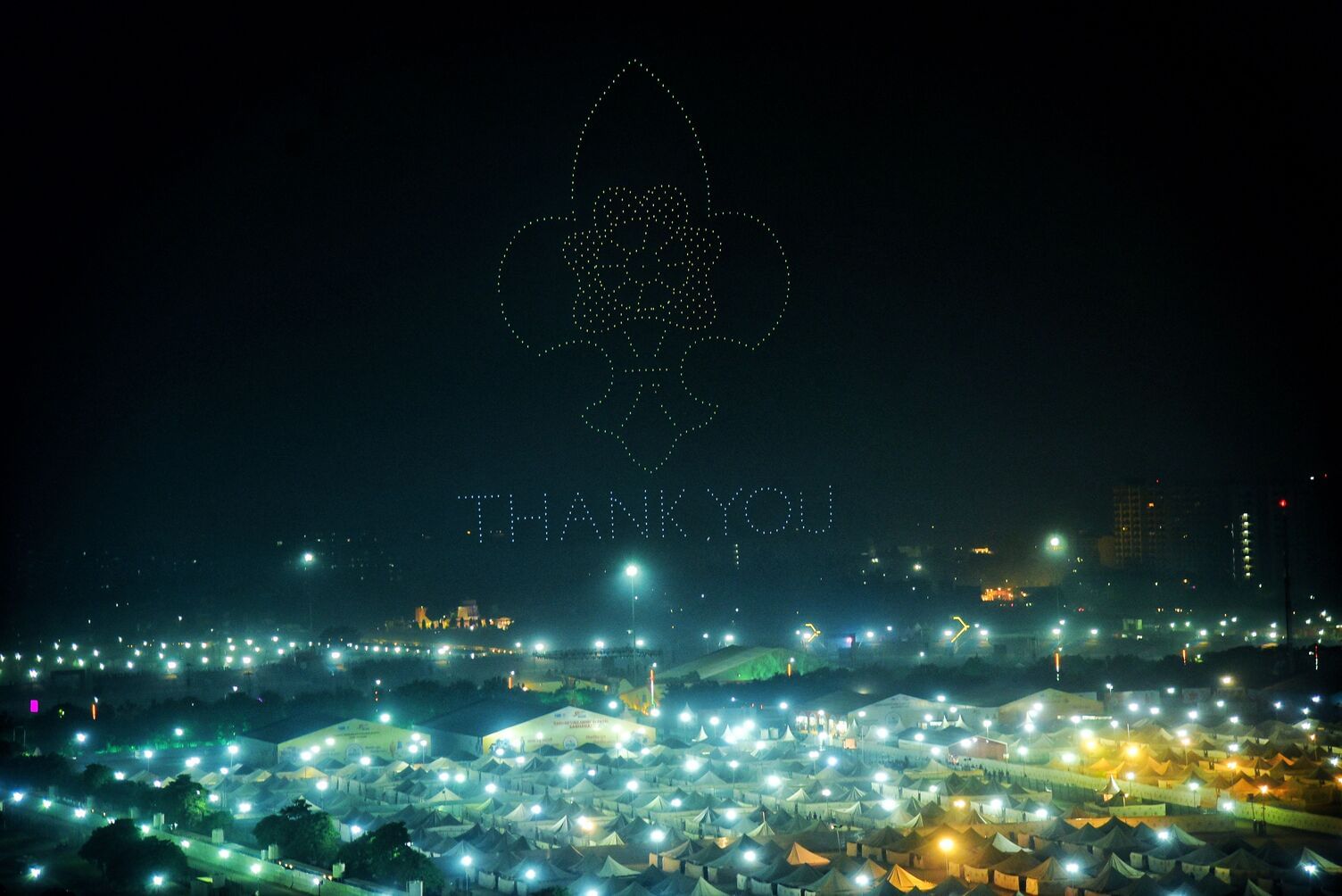 वृंदावन स्थित डिफेंस एक्सपो ग्राउंड में 19वें भारत स्काउट्स एंड गाइड्स के वार्षिक सम्मेलन जंबूर