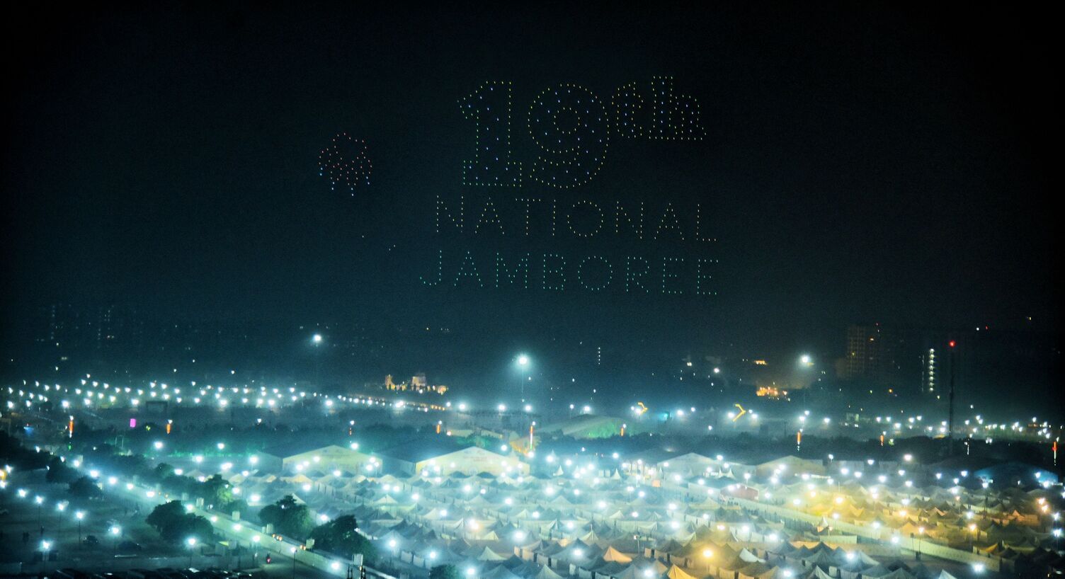 वृंदावन स्थित डिफेंस एक्सपो ग्राउंड में 19वें भारत स्काउट्स एंड गाइड्स के वार्षिक सम्मेलन जंबूर