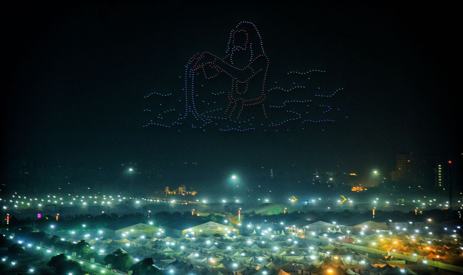 वृंदावन स्थित डिफेंस एक्सपो ग्राउंड में 19वें भारत स्काउट्स एंड गाइड्स के वार्षिक सम्मेलन जंबूर