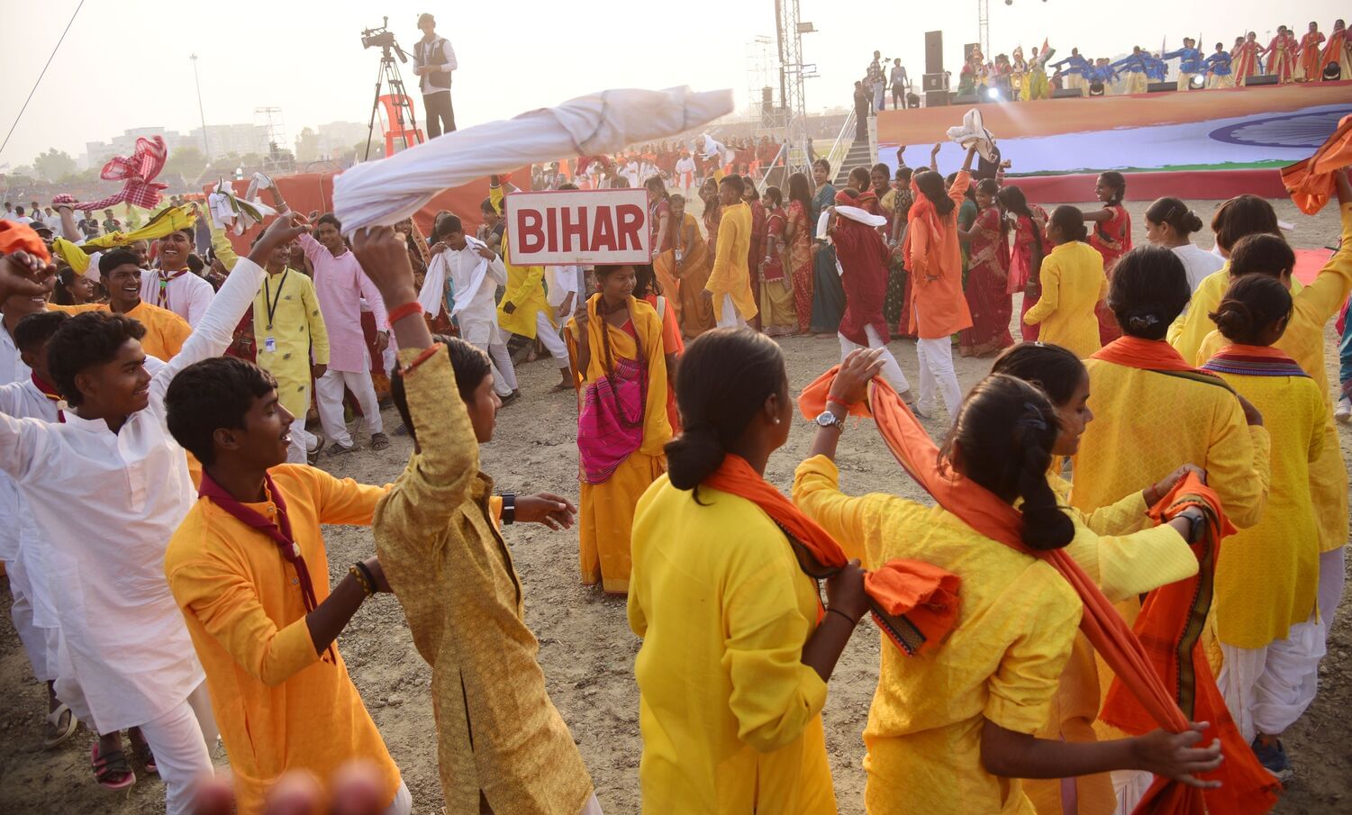 वृंदावन स्थित डिफेंस एक्सपो ग्राउंड में 19वें भारत स्काउट्स एंड गाइड्स के वार्षिक सम्मेलन जंबूर