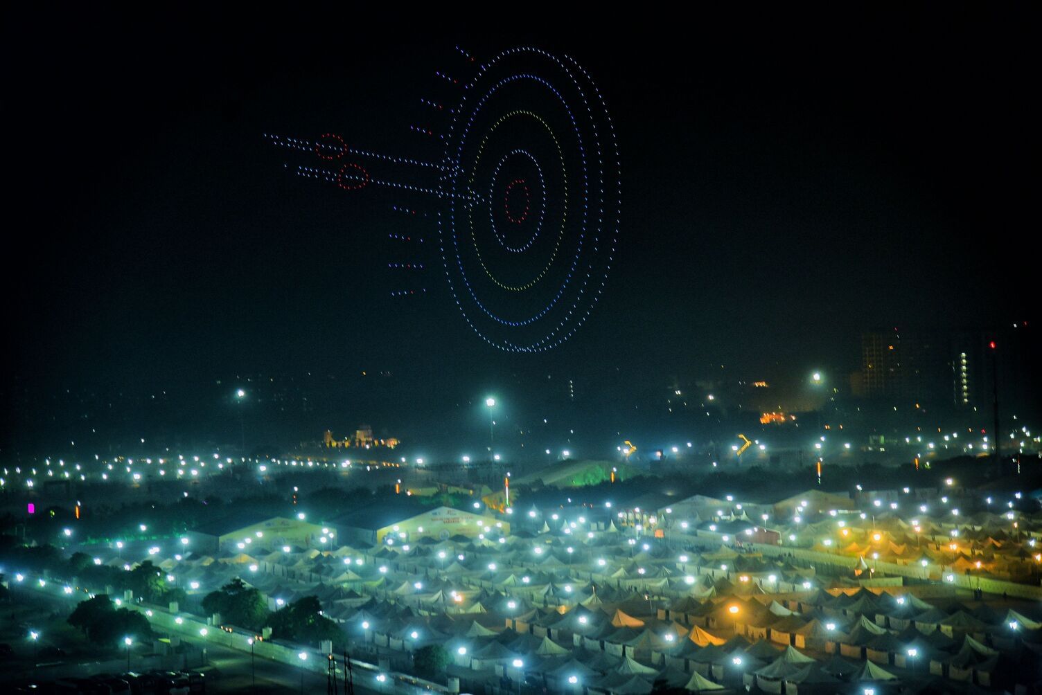 वृंदावन स्थित डिफेंस एक्सपो ग्राउंड में 19वें भारत स्काउट्स एंड गाइड्स के वार्षिक सम्मेलन जंबूर