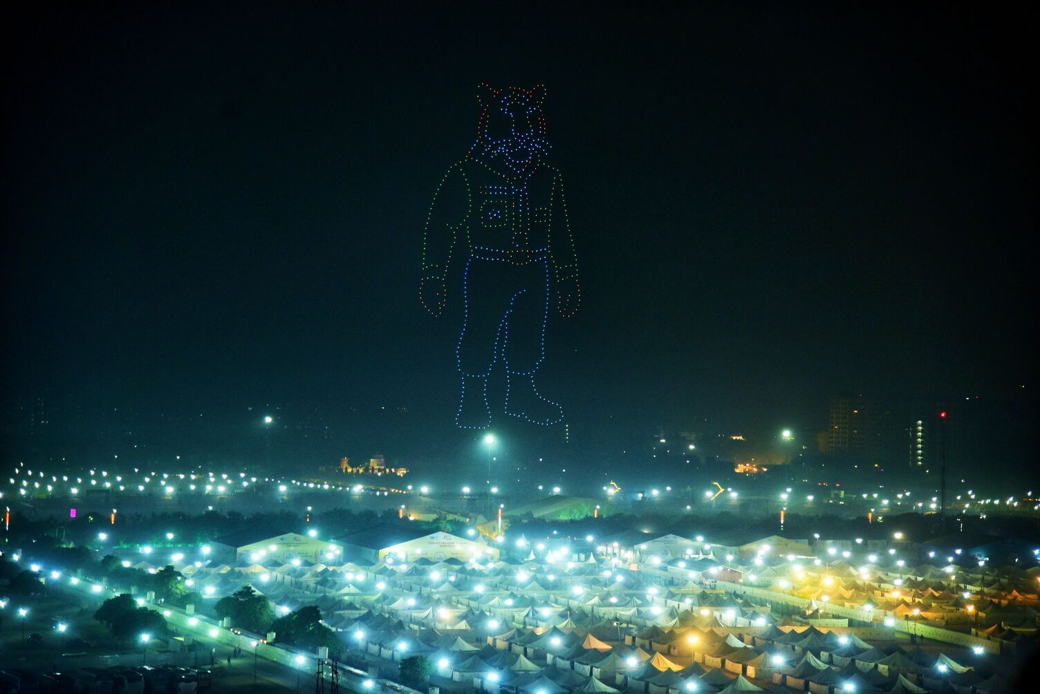 वृंदावन स्थित डिफेंस एक्सपो ग्राउंड में 19वें भारत स्काउट्स एंड गाइड्स के वार्षिक सम्मेलन जंबूर