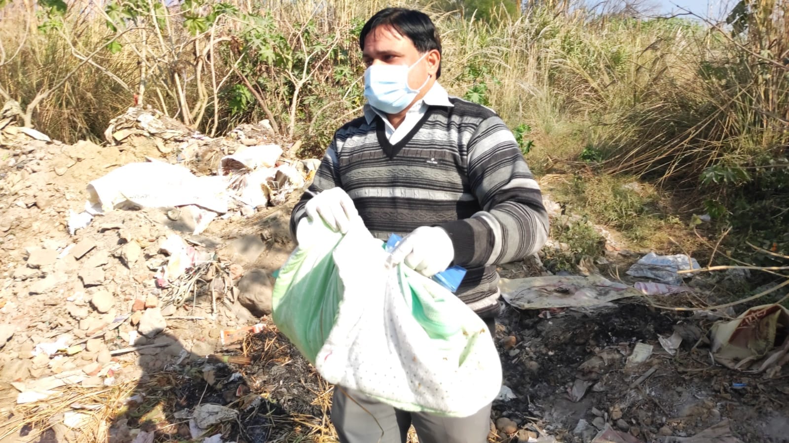 ऊना में नवजात शिश़ु मिलने पर करवाई में जुटी पुलिस। संवाद