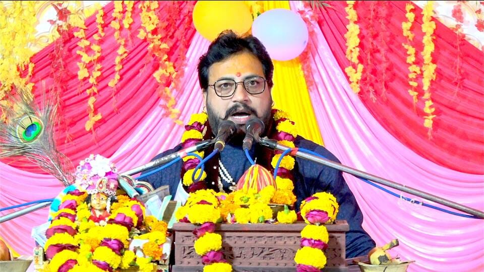 नई जेल रोड स्थित धरमावत खेड़ा में चल रही श्रीमद्भागवत कथा के आखिरी दिन बृहस्पतिवार को सुदामा चर नई जेल रोड स्थित धरमावत खेड़ा में चल रही श्रीमद्भागवत कथा के आखिरी दिन बृहस्पतिवार को सुदामा चर