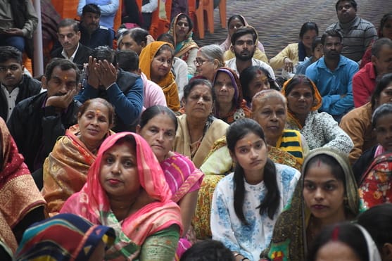 श्रीकृष्ण-रुक्मिणी विवाह प्रसंग सुनकर झूमे श्रद्धालु