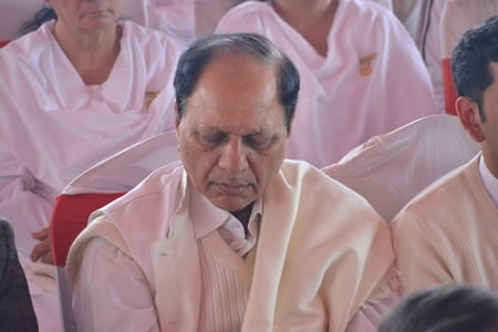 ब्रह्माकुमारीज के समारोह में मौजूद राष्ट्रपति द्रौपदी मुर्मू, राज्यपाल आनंदीबेन पटेल, मुख्यमंत्